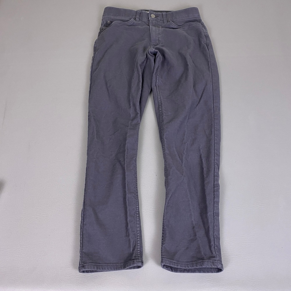 Sonoma Goods For Life Pants Men's 30x30 All-Day Comfort 5-Pocket Gray Stretch